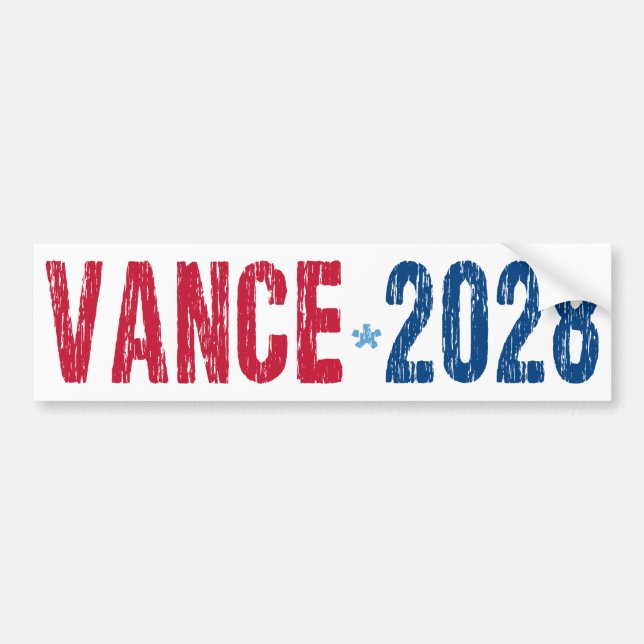 Adesivo Para Carro JD Vance 2028 (não) (Frente)