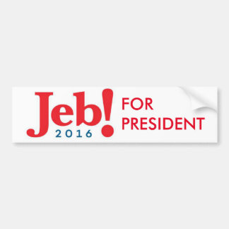 Adesivo Para Carro Jeb Bush para o autocolante no vidro traseiro 2016