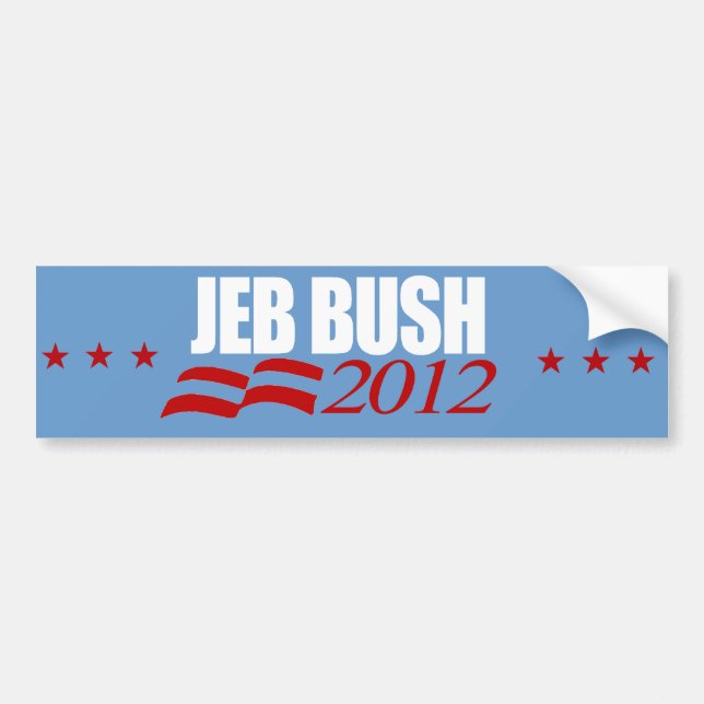 Adesivo Para Carro Jeb Bush para o presidente 1 (Frente)