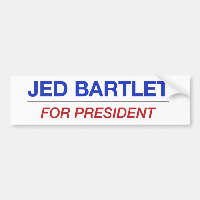 Adesivo Para Carro JED BARTLET para o autocolante no vidro traseiro (Frente)