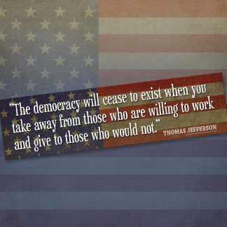 Adesivo Para Carro Jefferson Bumper Sticker