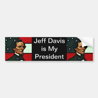 Adesivo Para Carro Jefferson Davis, presidente do Confederacy