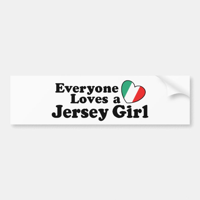 Adesivo Para Carro Jersey Girl (Frente)