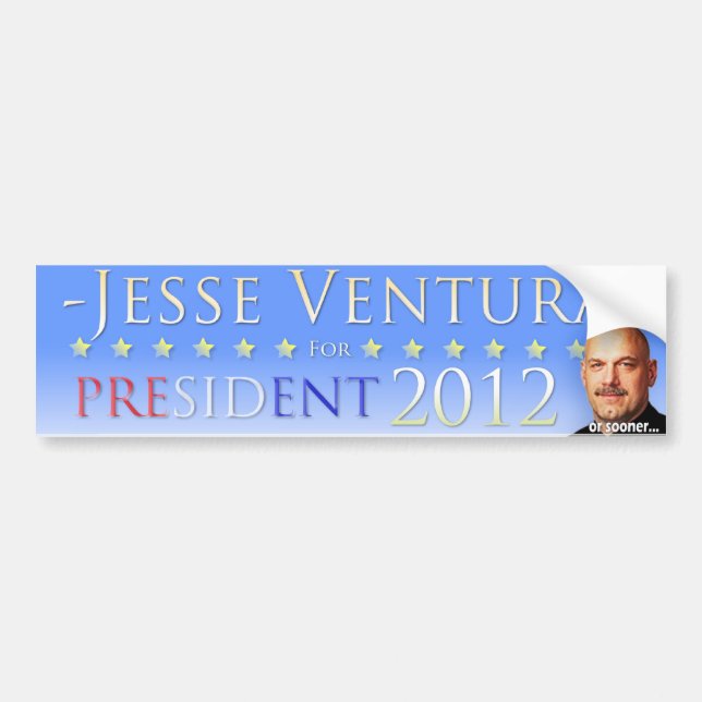 Adesivo Para Carro Jesse Ventura 2012 (ou mais logo) autocolantes no (Frente)