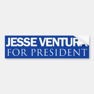 Adesivo Para Carro Jesse Ventura para o presidente - azul liso