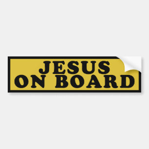 Adesivo Para Carro Jesus a bordo