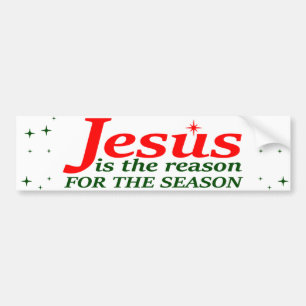Adesivo Para Carro Jesus é o motivo da temporada