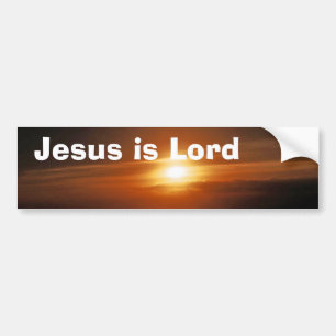 Adesivo Para Carro Jesus é senhor