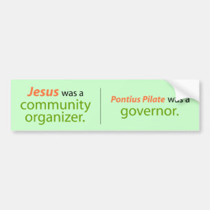 Adesivo Para Carro Jesus era um organizador da comunidade