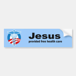 Adesivo Para Carro Jesus forneceu cuidados médicos livres