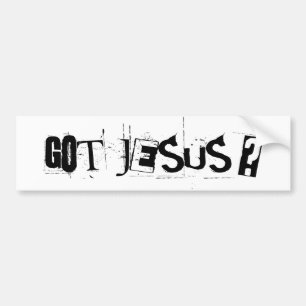 Adesivo Para Carro Jesus obtido? Bumperstickers
