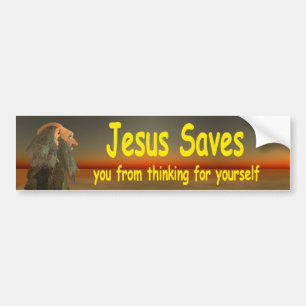 Adesivo Para Carro jesus salvar