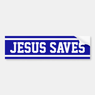 Adesivo Para Carro Jesus salvar