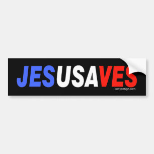Adesivo Para Carro Jesus salvar Bumperstickers