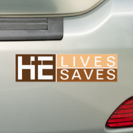 ADESIVO PARA CARRO JESUS SAVES