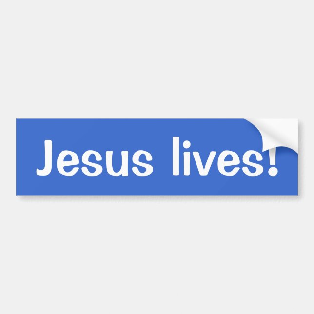 Adesivo Para Carro Jesus vive! (Frente)