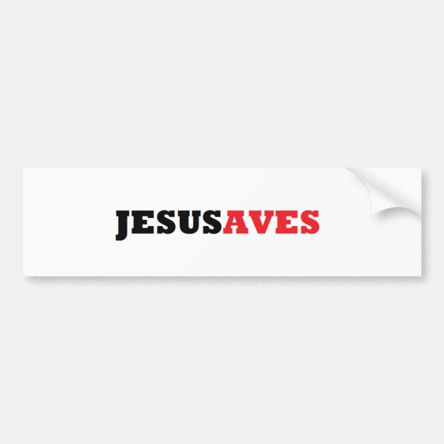 ADESIVO PARA CARRO JESUSAVES (Frente)