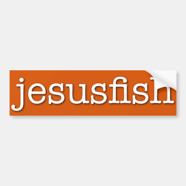 Adesivo Para Carro jesusfish (Frente)