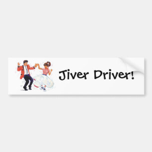 Adesivo Para Carro Jiver Driver Classic Rock and Roll Jive Dancing