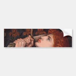 Adesivo Para Carro Joan of Arc (Retrait) (por Dante Gabriel Rossetti)