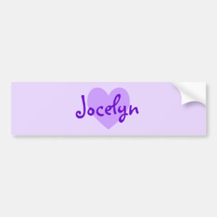 Adesivo Para Carro Jocelyn no roxo
