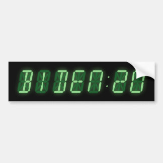 Adesivo Para Carro Joe Biden 2020 Digital Clock
