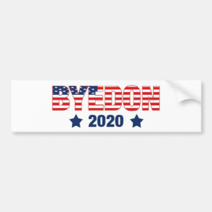 ADESIVO PARA CARRO JOE BIDEN BUMPER STICKER - BYE DON 2020