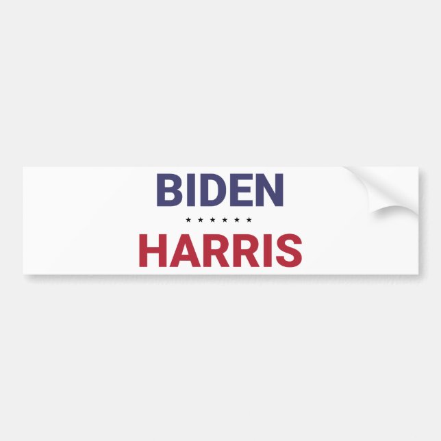 Adesivo Para Carro Joe Biden e Kamala Harris (2020 - Eleições nos EUA (Frente)