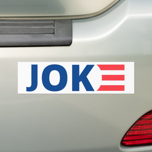 Adesivo Para Carro Joe Biden é uma Piada (No carro)