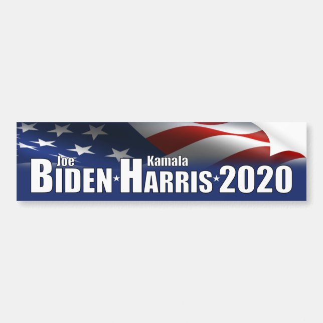 Adesivo Para Carro Joe Biden & Kamala Harris 2020 (Frente)