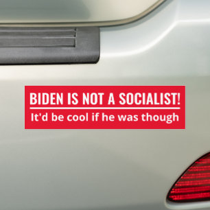 Adesivo Para Carro Joe Biden não é socialista