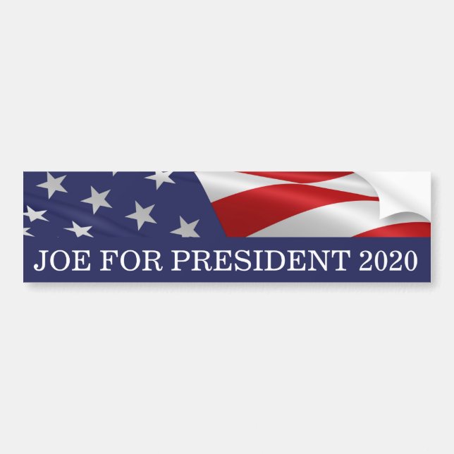 Adesivo Para Carro Joe Biden para presidente 2020 (Frente)