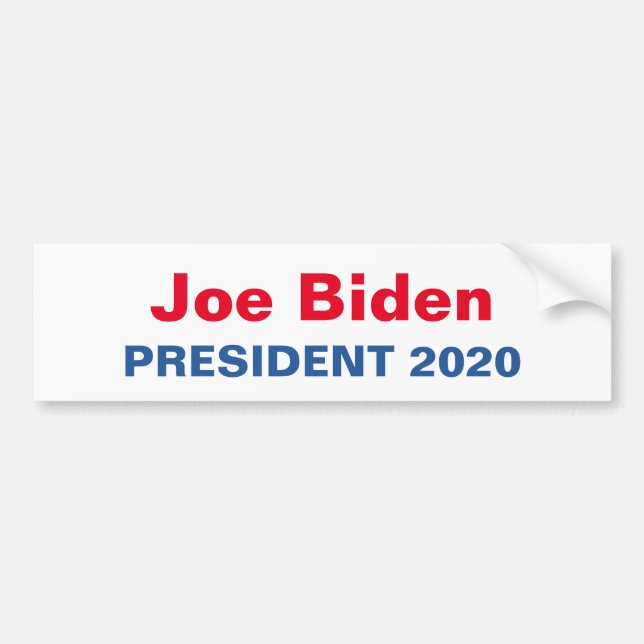 Adesivo Para Carro Joe Biden Presidente 2020 (Frente)