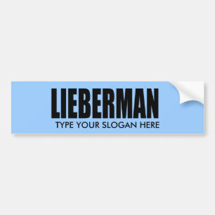 ADESIVO PARA CARRO JOE LIEBERMAN