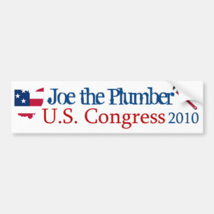 Adesivo Para Carro Joe o canalizador para o congresso 2010 dos E.U. -
