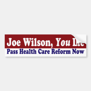 Adesivo Para Carro Joe Wilson, você encontra-se autocolante no vidro