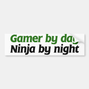 Adesivo Para Carro Jogador pelo Dia Ninja pela Noite