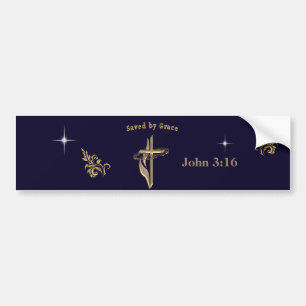 Adesivo Para Carro John 3:16   