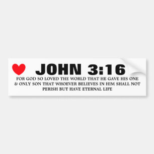 ADESIVO PARA CARRO JOHN 3 16