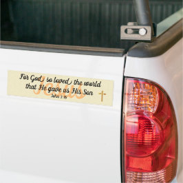 Adesivo Para Carro John 3:16 bumper sticker