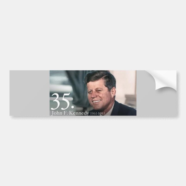 Adesivo Para Carro John F Kennedy (Frente)