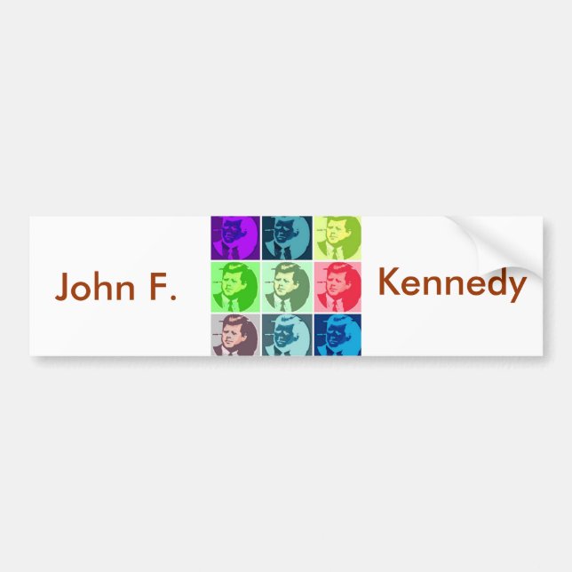 Adesivo Para Carro John F Kennedy (Frente)
