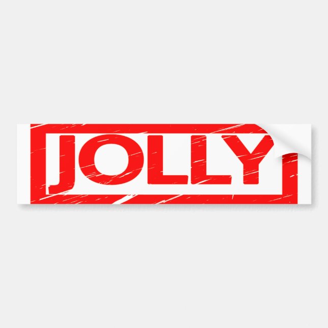 Adesivo Para Carro Jolly Stamp (Frente)