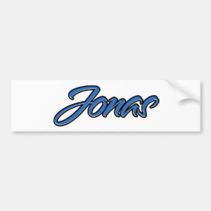 Adesivo Para Carro Jonas Name blue Aufkleber Sticker Autoaufkleber