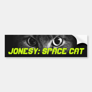 Adesivo Para Carro Jonesy: Gato do espaço