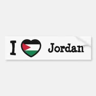 Adesivo Para Carro Jordan Flag