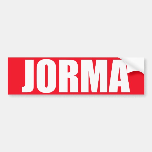 Adesivo Para Carro Jorma (Frente)