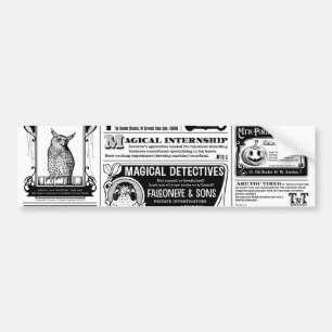 Adesivo Para Carro jornal assustador