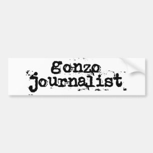 Adesivo Para Carro Journalista de Gonzo