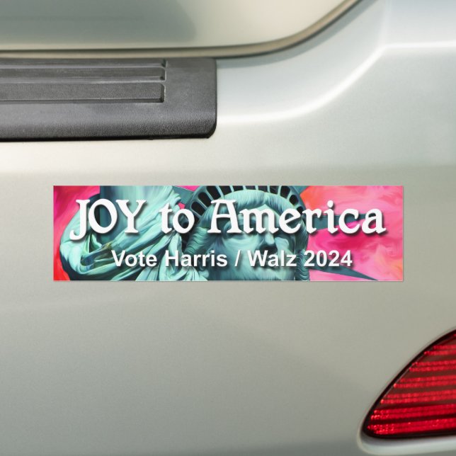 Adesivo Para Carro Joy para America Harris Walz (No carro)